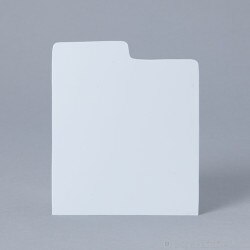 White Polystyrene (plastic) CD Divi